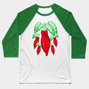 Red Hot Chilli Pepper Decorative Food Art Baseball T-Shirt